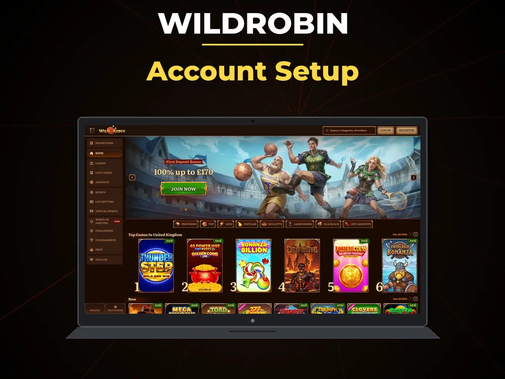 wildrobin - Account Setup